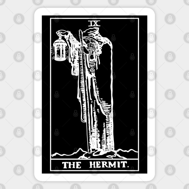 Tarot card The Hermit Magnet by valentinahramov